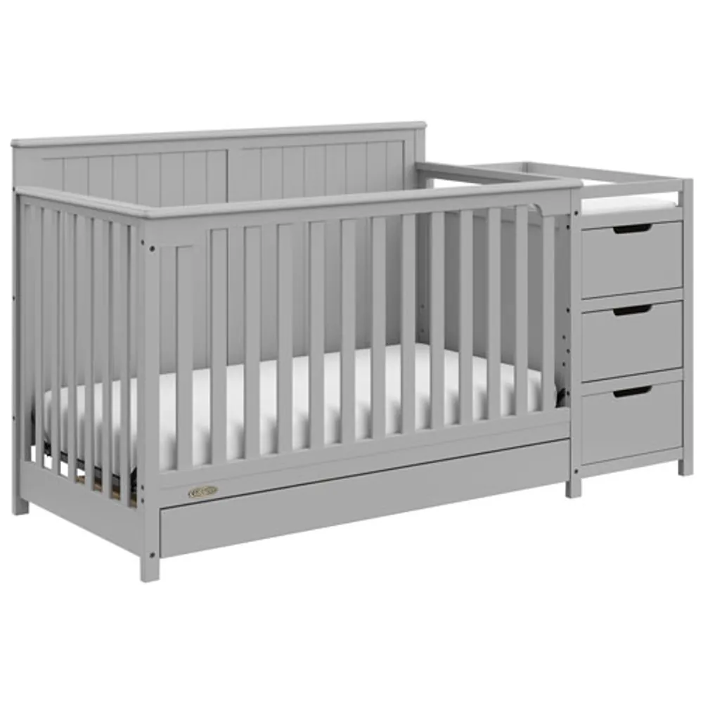 Graco Hadley 4-in-1 Convertible Crib with 3-Drawer Changing Table