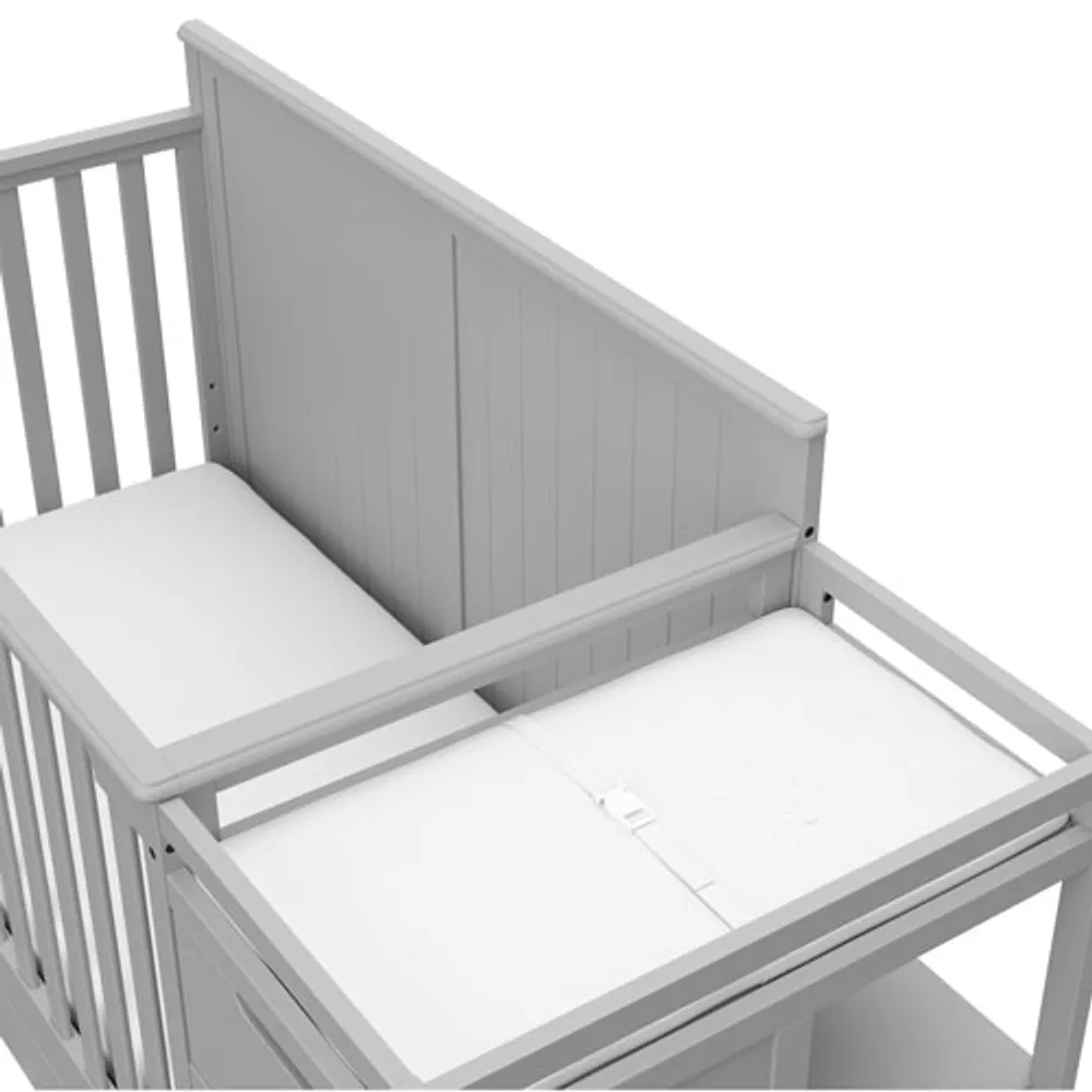 Graco Hadley 4-in-1 Convertible Crib with 3-Drawer Changing Table