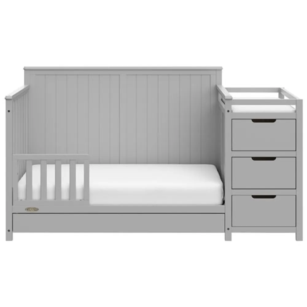 Graco Hadley 4-in-1 Convertible Crib with 3-Drawer Changing Table