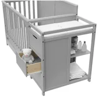 Graco Hadley 4-in-1 Convertible Crib with 3-Drawer Changing Table