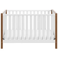 Lit de bébé transformable 4-en-1 Modern Pacific de Storkcraft - Blanc/Bois flotté rétro