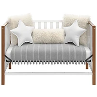 Lit de bébé transformable 4-en-1 Modern Pacific de Storkcraft - Blanc/Bois flotté rétro