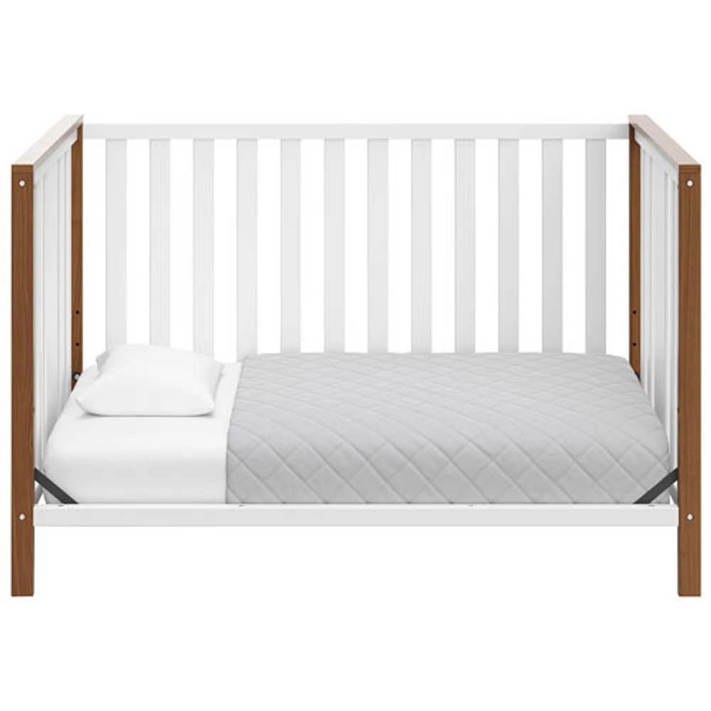 Lit de bébé transformable 4-en-1 Modern Pacific de Storkcraft - Blanc/Bois flotté rétro