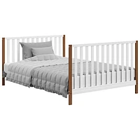 Lit de bébé transformable 4-en-1 Modern Pacific de Storkcraft - Blanc/Bois flotté rétro