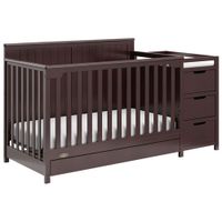 Graco Hadley 4-in-1 Convertible Crib with 3-Drawer Changing Table - Espresso