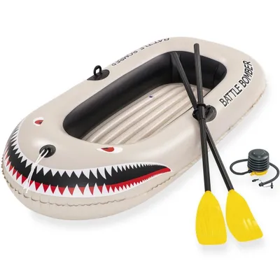 Outsunny K2 Kayak, 2 Person Inflatable Kayak, Includes Paddles, Aluminum  Oars, Repair Kit, Portable Tandem Blow Up Boat, Beige