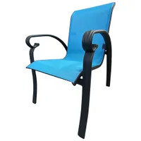 Ravello Stacking Chairs - Aqua Blue - Set of 4