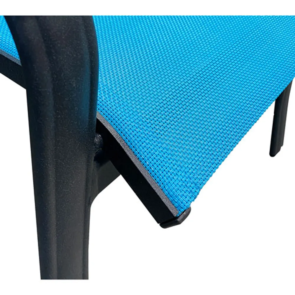 Ravello Stacking Chairs - Aqua Blue - Set of 4