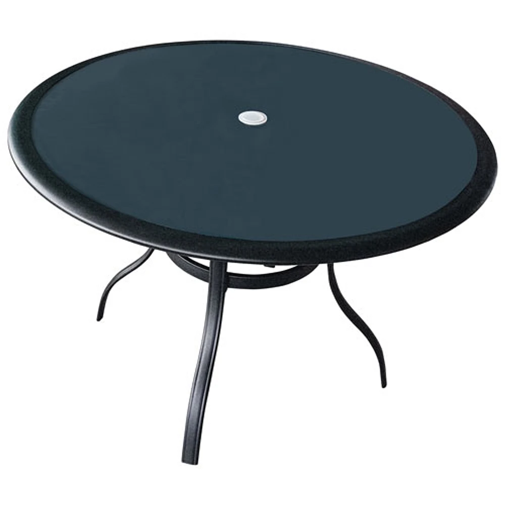 Ravello Transitional Outdoor Dining Table - Black