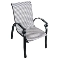 Ravello Stacking Chairs - Striped - Set of 4