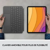 Étui-clavier Combo Touch de Logitech pour iPad Air (5e/4e génération) - Gris Oxford