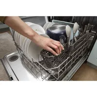 Whirlpool 24" 50dB Built-In Dishwasher with Stainless Steel Tub (WDT740SALB) - Black