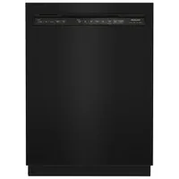 KitchenAid 24" 47dB Built-In Dishwasher with Stainless Steel Tub (KDFE104KBL) - Black