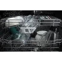 Whirlpool 24" 47dB Built-In Dishwasher w/ Stainless Steel Tub & Third Rack (WDT970SAKV) - Black Stainless