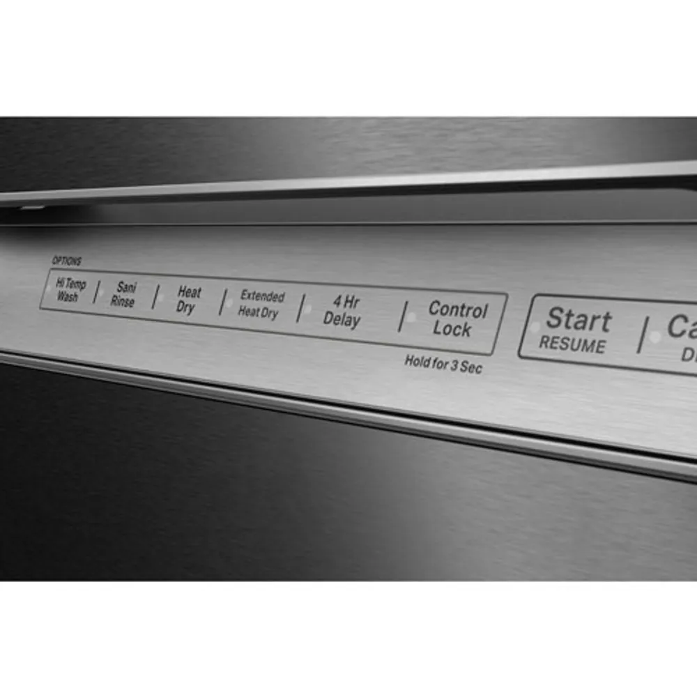 Lave-vaisselle encastrable 24 po 47 dB à cuve en inox de KitchenAid (KDFE104KPS) - Inox PrintShield