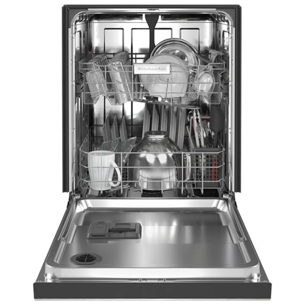 KitchenAid 24" 47dB Built-In Dishwasher with Stainless Steel Tub (KDFE104KPS) - PrintShield Stainless