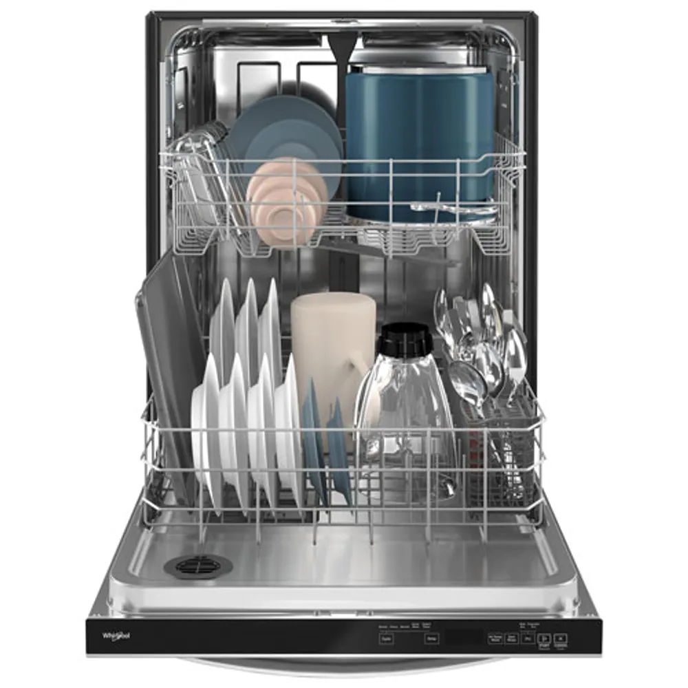 Whirlpool 24" 50dB Built-In Dishwasher with Stainless Steel Tub (WDT740SALZ) - Stainless Steel