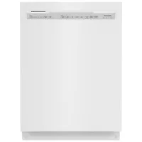 Lave-vaisselle encastrable 24 po 47 dB avec cuve en inox de KitchenAid (KDFE104KWH) - Blanc