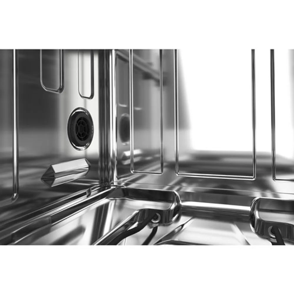 KitchenAid 24" 47dB Built-In Dishwasher with Stainless Steel Tub (KDFE104KWH) - White