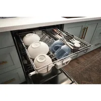 Whirlpool 24" 47dB Built-In Dishwasher w/ Stainless Steel Tub & Third Rack (WDT970SAKZ) - Stainless Steel