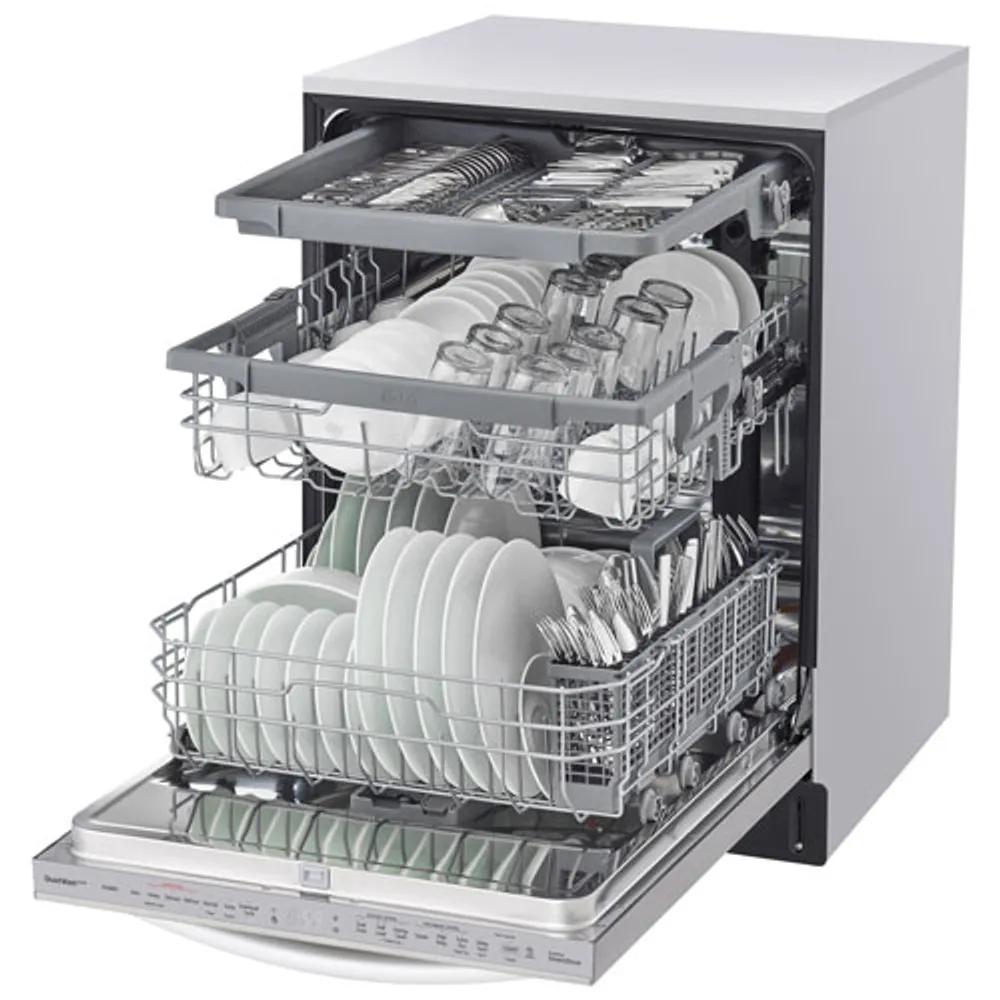 LG 24" 46dB Built-In Dishwasher with Third Rack (LDTS5552S) - Stainless Steel