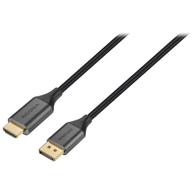 Insignia 1.83m (6 ft.) DisplayPort to 4K Ultra HD HDMI Cable - Only at Best Buy