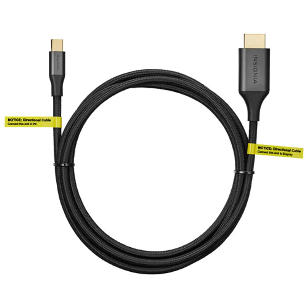 Insignia 1.83m (6 ft.) Mini DisplayPort to 4K Ultra HD HDMI Cable - Only at Best Buy