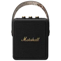 Haut-parleur Bluetooth sans fil résistant aux éclaboussures Stockwell II de Marshall - Noir/Laiton