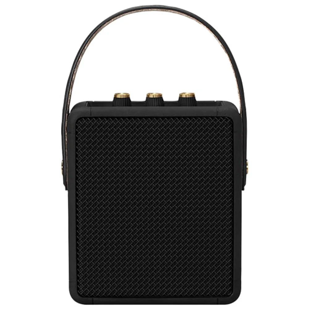 Haut-parleur Bluetooth sans fil résistant aux éclaboussures Stockwell II de Marshall - Noir/Laiton