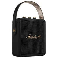 Haut-parleur Bluetooth sans fil résistant aux éclaboussures Stockwell II de Marshall - Noir/Laiton