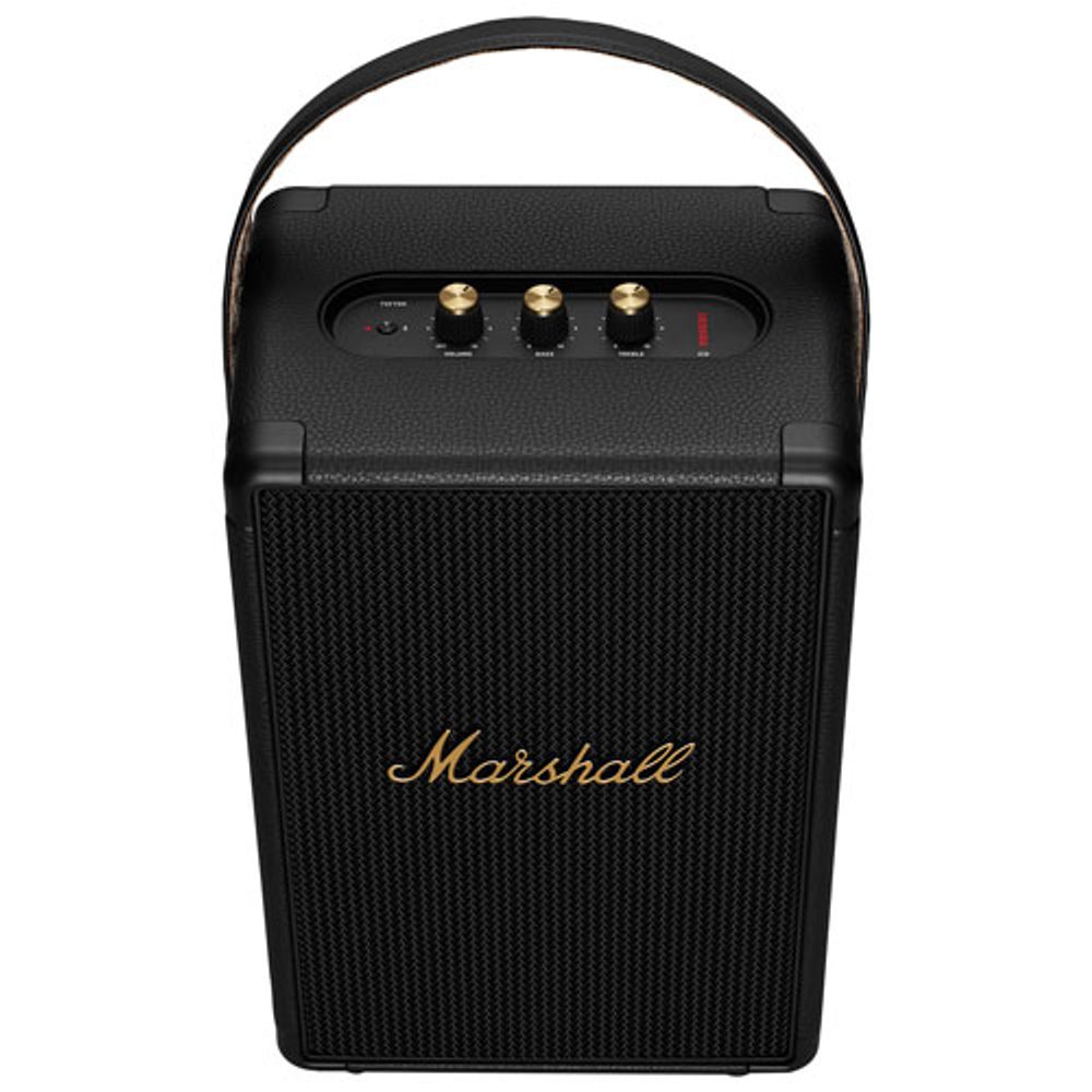 Marshall Tufton Splashproof Bluetooth Wireless Speaker - Black/Brass