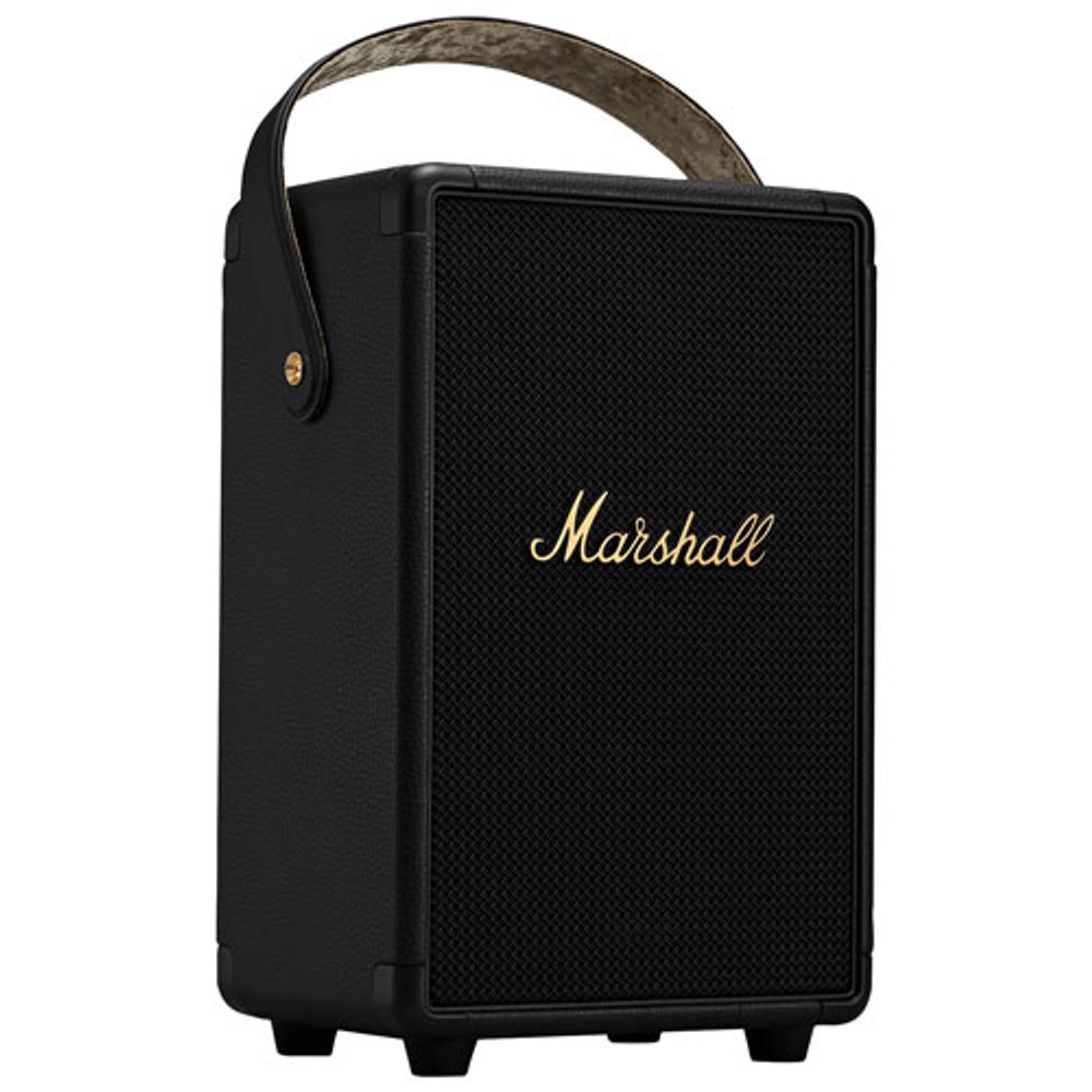 Marshall Tufton Splashproof Bluetooth Wireless Speaker - Black/Brass