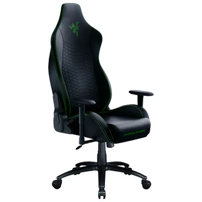 Razer Iskur X Ergonomic Faux Leather Gaming Chair - Black/Green