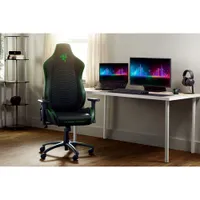 Razer Iskur X Ergonomic Faux Leather Gaming Chair - Black/Green