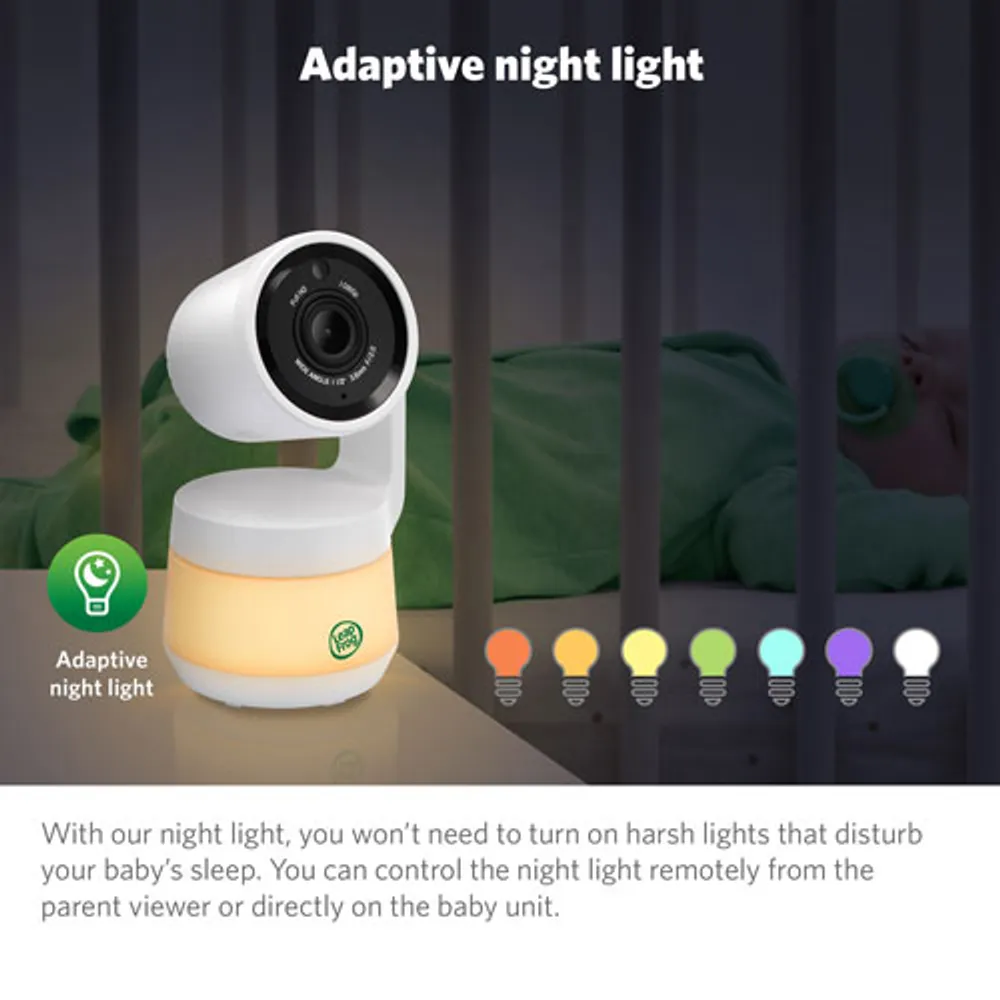 LeapFrog 5" Video Wi-Fi Baby Monitor with Night Vision, Zoom/Pan/Tilt & 2-Way Audio (LF925HD)