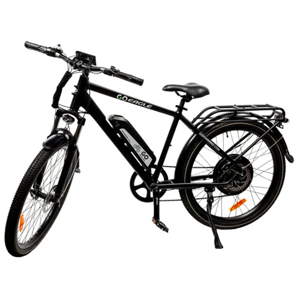 GoPowerBike GoEagle 500W Electric City Bike with up to 58km Battery Life - Black - Only at Best Buy