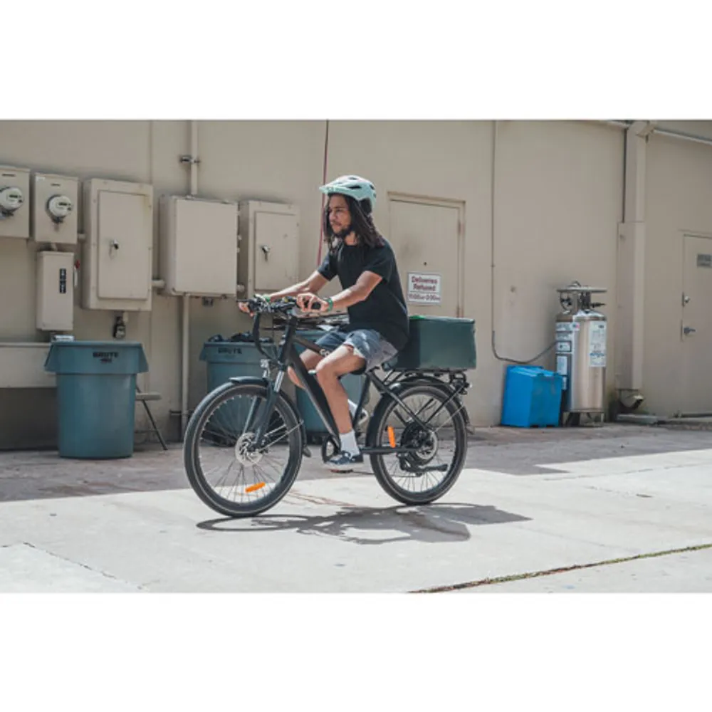 GoPowerBike GoEagle 500W Electric City Bike with up to 58km Battery Life - Black - Only at Best Buy