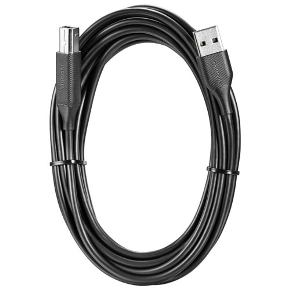 Insignia 3m (10 ft.) USB-A to USB-B Printer Cable (NS-PC2A2B10-C)
