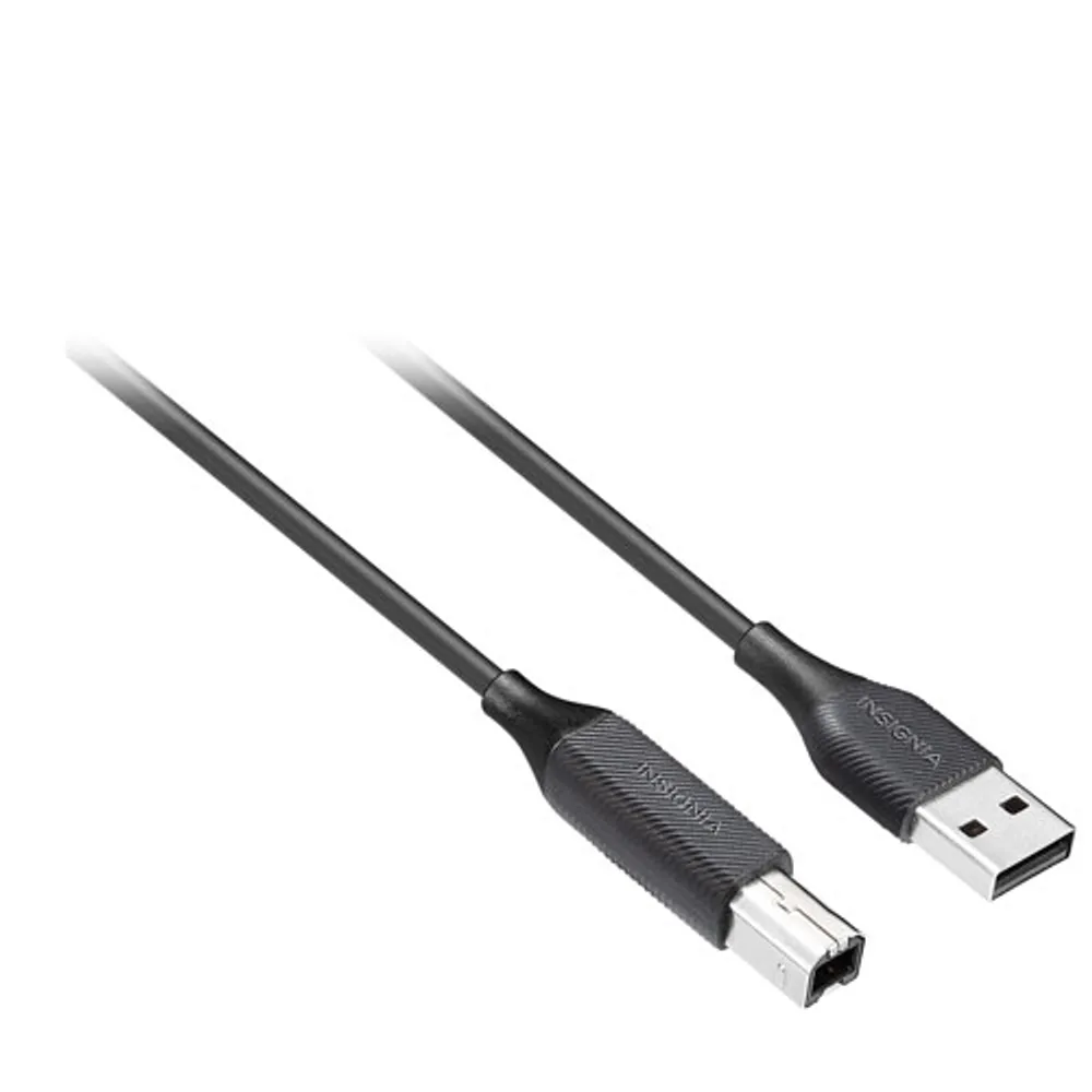 Insignia 1.8m (6 ft.) USB-A to USB-B Printer Cable (NS-PC2ABU6-C)