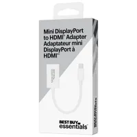 Best Buy Essentials Mini DisplayPort to HDMI Adapter (BE-PAMDHD-C) - Only at Best Buy