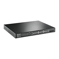 TP-Link JetStream TL-SG3428 24-Port 10/100/1000 Mbps Gigabit L2+ Managed Switch with 4 10G SFP+ Slots