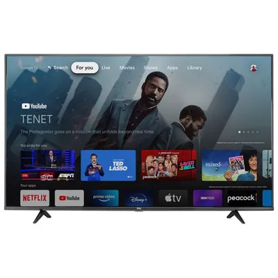 TCL 4-Series 65" 4K UHD HDR LED Smart Google TV (65S446-CA) - 2021