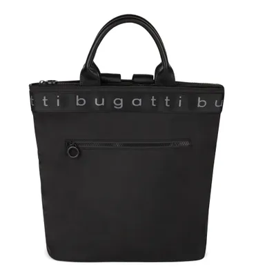 Bugatti Women - Tofino - Backpack - Nylon with Faux-Leather trims - Black