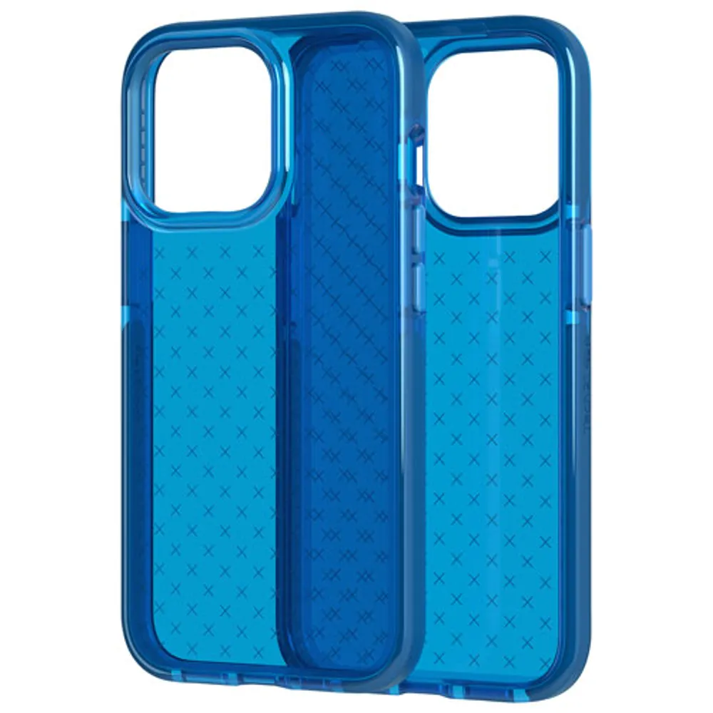 tech21 Evo Check Fitted Soft Shell Case for iPhone 13 Pro - Blue