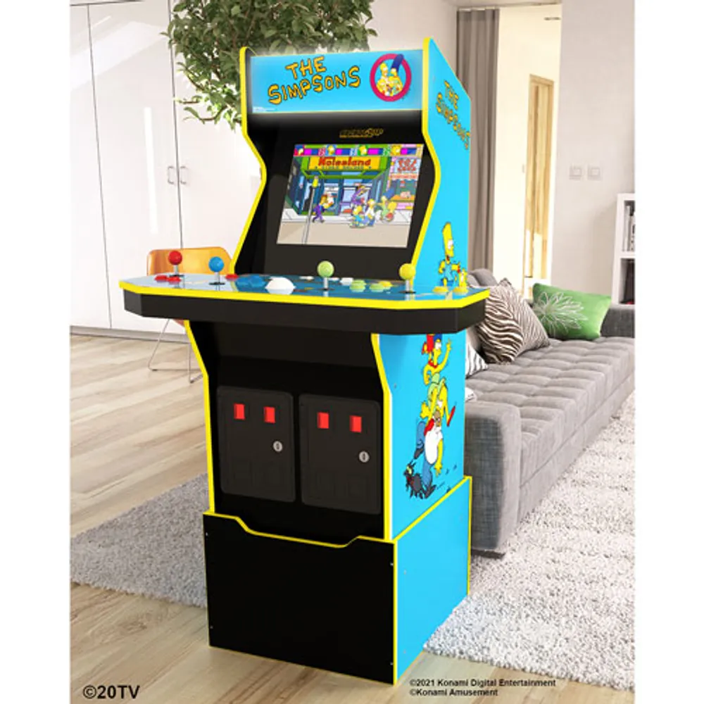 Arcade1Up The Simpsons Arcade Machine with Riser