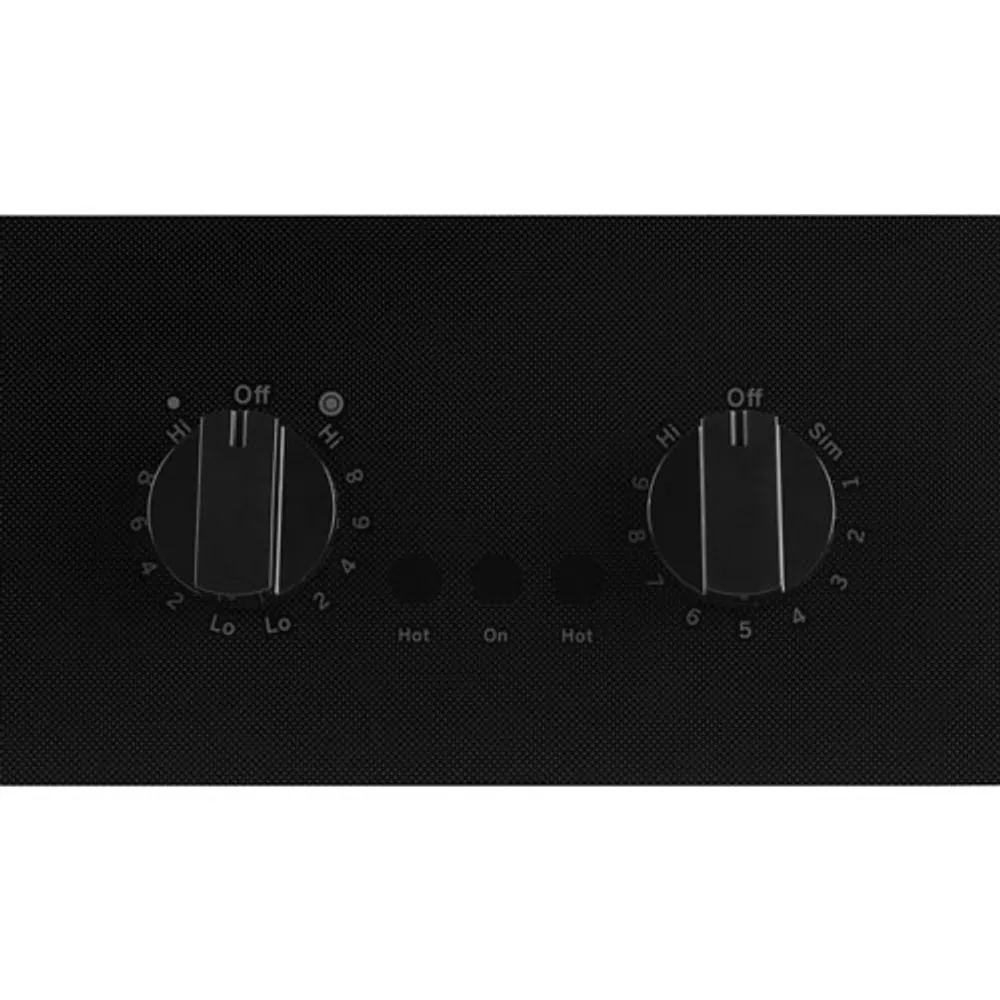 GE 21" 2-Element Electric Cooktop (JP3021DPBB) - Black