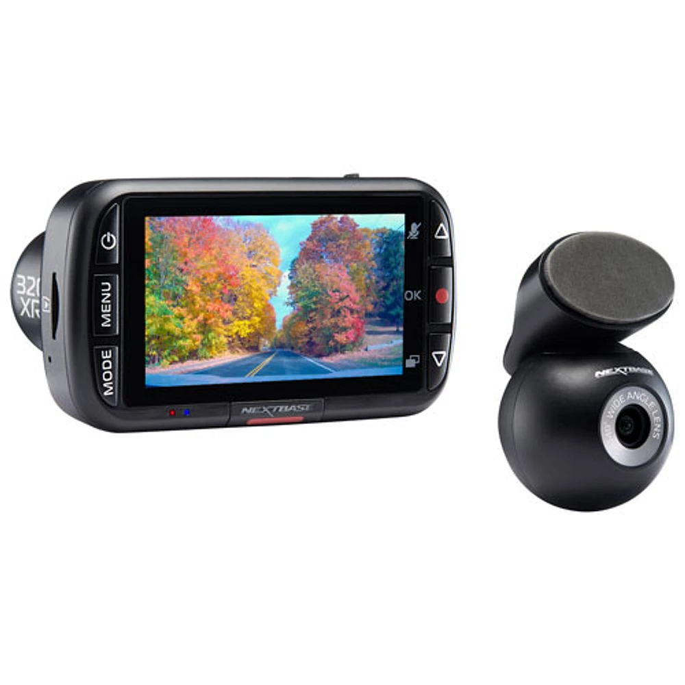 Nextbase 320XR Full HD 1080p Dash Cam with 2.5" IPS Panel Screen & Rear Camera - Only at Best Buy