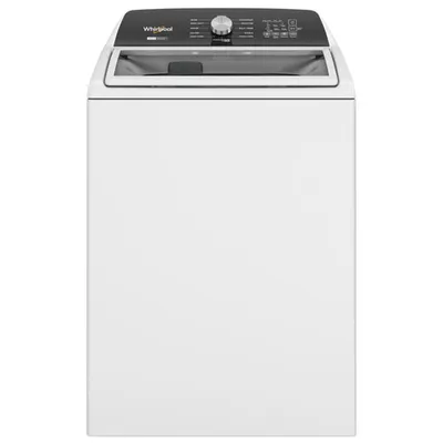 Laveuse à chargement par le haut HE de 5,4 pi³ de Whirlpool (WTW5057LW) - Blanc