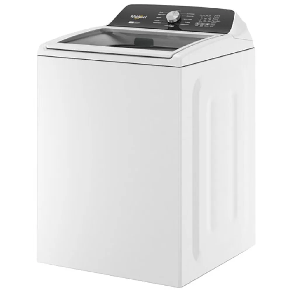 Laveuse à chargement par le haut HE de 5,4 pi³ de Whirlpool (WTW5057LW) - Blanc