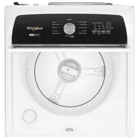 Laveuse à chargement par le haut HE de 5,4 pi³ de Whirlpool (WTW5057LW) - Blanc